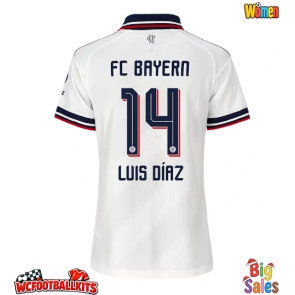 Bayern Munich Luis Diaz #14 Replica Away Stadium Shirt for Women 2026-27 Short Sleeve